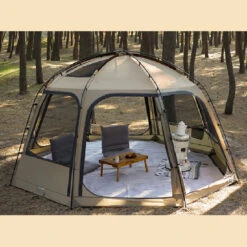 KZM Viva Dome Shelter Plus - Sand -Camping And Hiking 02 ea0c4a71 12b5 4c43 84b6 f9e811a35b6b