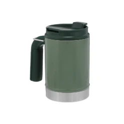 Stanley Classic Vacuum Steel Camp Mug 16oz Hammertone Green -Camping And Hiking 10 01693 009 6