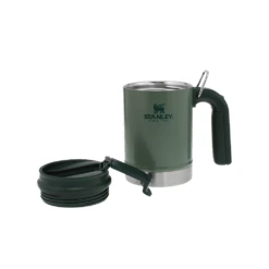 Stanley Classic Vacuum Steel Camp Mug 16oz Hammertone Green -Camping And Hiking 10 01693 009 7