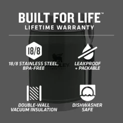 Stanley Classic Legendary Food Jar + Spork (14oz) -Camping And Hiking 10 09382 004 5