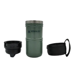 Stanley Legacy Neverleak Travel Mug 8.5oz - Hammertone Green -Camping And Hiking 10 09969 009 4