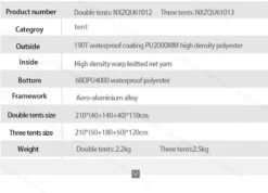 Mobi Garden Camping Tent 3P -Camping And Hiking 14 1