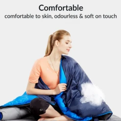 Hewolf Camping Sleeping Bag 1.3 - Green 10 Hewolf Camping Sleeping Bag 1.3 - Green -Camping And Hiking 1607 blue 7