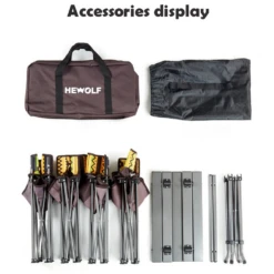 Hewolf 5pcs Set Camping Foldable Table And Chairs 22 Hewolf 5pcs Set Camping Foldable Table And Chairs -Camping And Hiking 1746 10 1