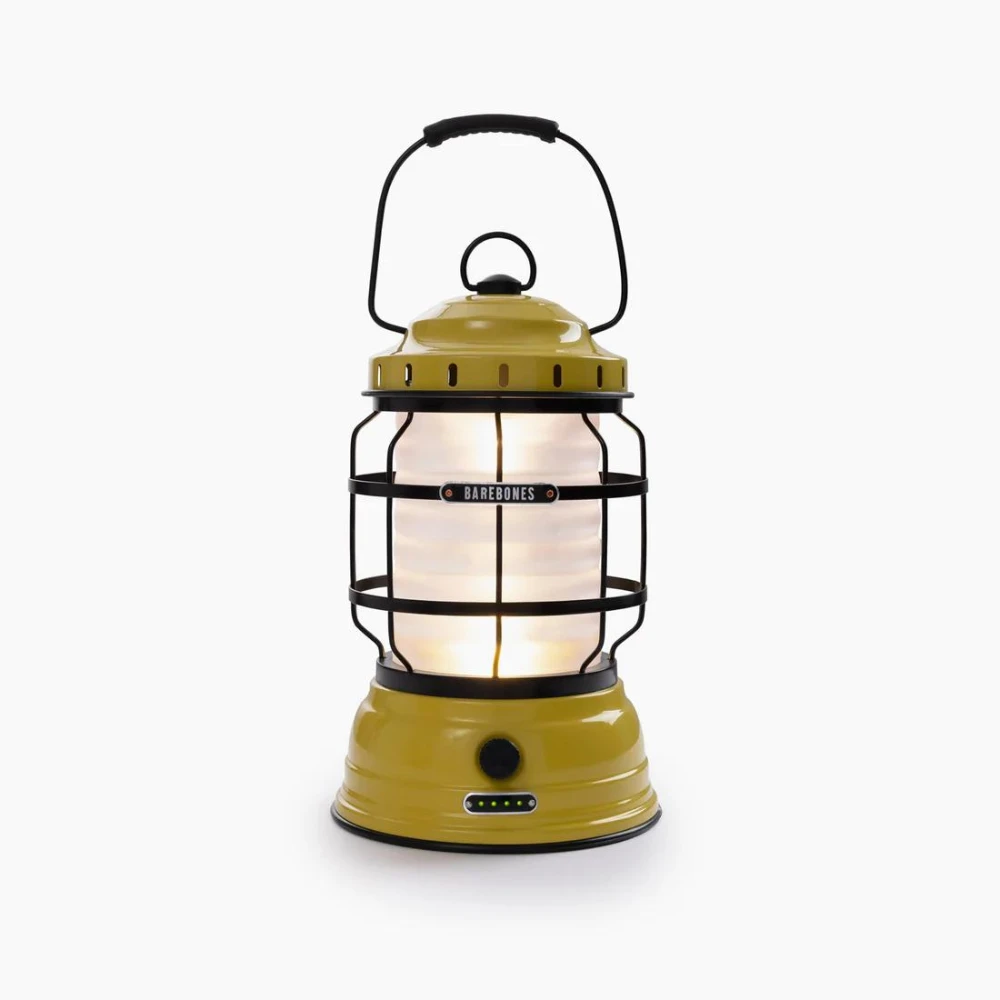 Barebones Forest Lantern Dusty Yellow 3 Barebones Forest Lantern Dusty Yellow