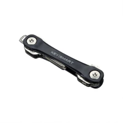 Keysmart Flex Black - Compact Multiple Key Holder Car Key Organizer