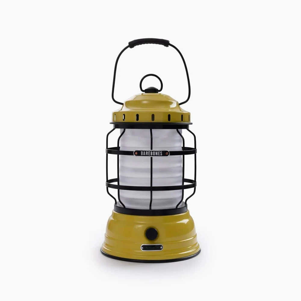 Barebones Forest Lantern Dusty Yellow 4 Barebones Forest Lantern Dusty Yellow - Image 2