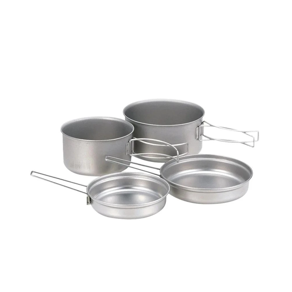 Snow Peak Titanium Personal Cookerset 3 Snow Peak Titanium Personal Cookerset