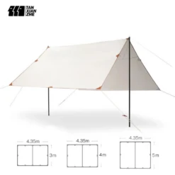 Adventurer Tanxianzhe Waterproof Awning Anti-tearing Sunshade Tarp Outdoor Camping Tan -Camping And Hiking 3 7b5344b6 3970 4674 9d43 0040fc3a9b68