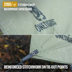 OneTigris FJORD T/C Camping Tarp 13 OneTigris FJORD T/C Camping Tarp -Camping And Hiking 4 301312cb 6274 428b 80dc cc20f8a8020e