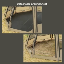 KZM Viva Dome Shelter Plus - Sand -Camping And Hiking 4 36fab1ce c217 43ce a135 563433a28bec