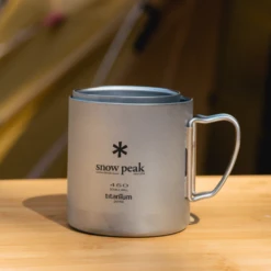 Snow Peak Ti-Double 450 Mug -Camping And Hiking 4 d9a647c0 f62e 4f2d 811e c57586e6f0b6