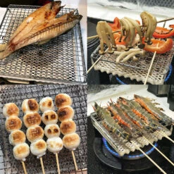 Light My Fire Shimoyama Japanese Style Ceramic BBQ Mesh - Large Size -Camping And Hiking 4 png