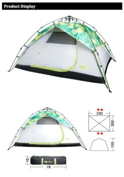 Mobi Garden Camping 3-4P Tent -Camping And Hiking 5 4