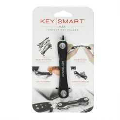 Keysmart Flex Black - Compact Multiple Key Holder Car Key Organizer -Camping And Hiking 5 52