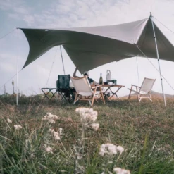 Vidalido 8 Point Medium Tarp Black With 2.2M Pole -Camping And Hiking 5 123b3dc5 a67e 4022 87b1 48017adbb54e