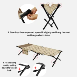 KZM Camp Cot Bed -Camping And Hiking 5 23cf2326 93c0 4ab9 94df f1adfa398db6