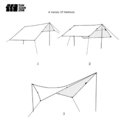 Adventurer Tanxianzhe Waterproof Awning Anti-tearing Sunshade Tarp Outdoor Camping Tan -Camping And Hiking 5 49659ba7 f00d 4505 b060 303053a70f32