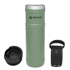 Stanley Legacy Neverleak Travel Mug 20oz - Hammertone Green -Camping And Hiking 5 a4d3d0ca 7f29 450c 9e31 89d47e321d94