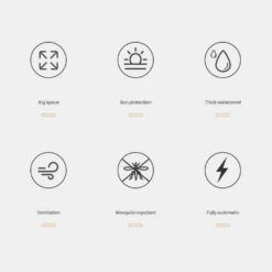 CSTUR Fast Pitch Camping Tent- Black Silver -Camping And Hiking 6 4406bec1 bc79 42a2 ac0b 2023b44d3117