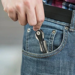 Keysmart Flex Black - Compact Multiple Key Holder Car Key Organizer -Camping And Hiking 7 24