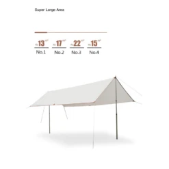 Adventurer Tanxianzhe Waterproof Awning Anti-tearing Sunshade Tarp Outdoor Camping Tan -Camping And Hiking 8 f8b7b46e 1041 4d8a a0f7 85e9f4d088f4