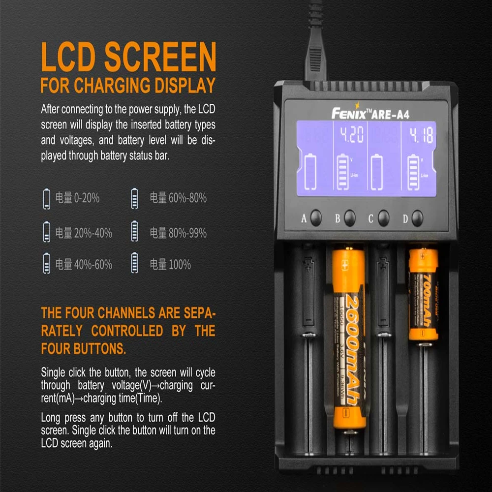 Fenix ARE-A4 Battery Charger 7 Fenix ARE-A4 Battery Charger - Image 5