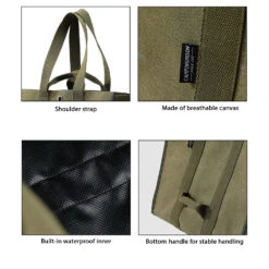 Campingmoon Firewood Bag -Camping And Hiking BC 400 08