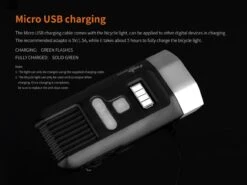 Fenix BC30R USB Rechargable Bicycle Light -Camping And Hiking BC30R 11 51338.1503070179