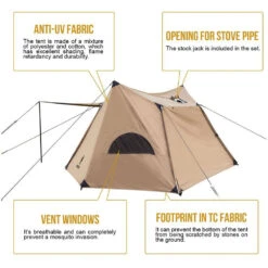 OneTigris Solo Homestead Camping Tent (TC Version) -Camping And Hiking CE BHS06 TC A 04