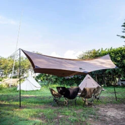 OneTigris Bulwark Rain Fly Camping Tarp - T/C Version -Camping And Hiking CE HTM01 TC A 03