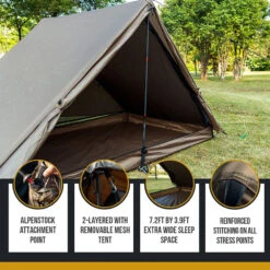 OneTigris Tangram UL Double Tent -Camping And Hiking CE SWT01 CB 05