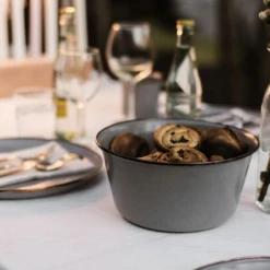 Barebones Enamel Mixing Bowl Slate - Set Of 2 11 Barebones Enamel Mixing Bowl Slate - Set Of 2 -Camping And Hiking CKW 378 06