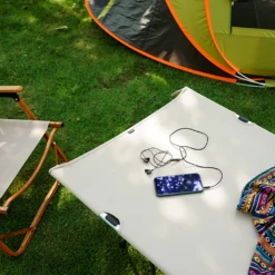 Camp Leader High Collapsible Camp Bed - Black -Camping And Hiking CL45 BL 05