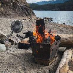 [Limited Edition] Black Claymore Fan V600+ With Pouch -Camping And Hiking CLFN V610BK P 02