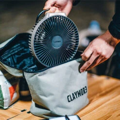 [Limited Edition] Black Claymore Fan V600+ With Pouch -Camping And Hiking CLFN V610BK P 07