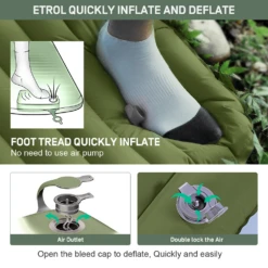 Etrol Fugu Airsleeping Pad -Camping And Hiking CQD 1 Be 05