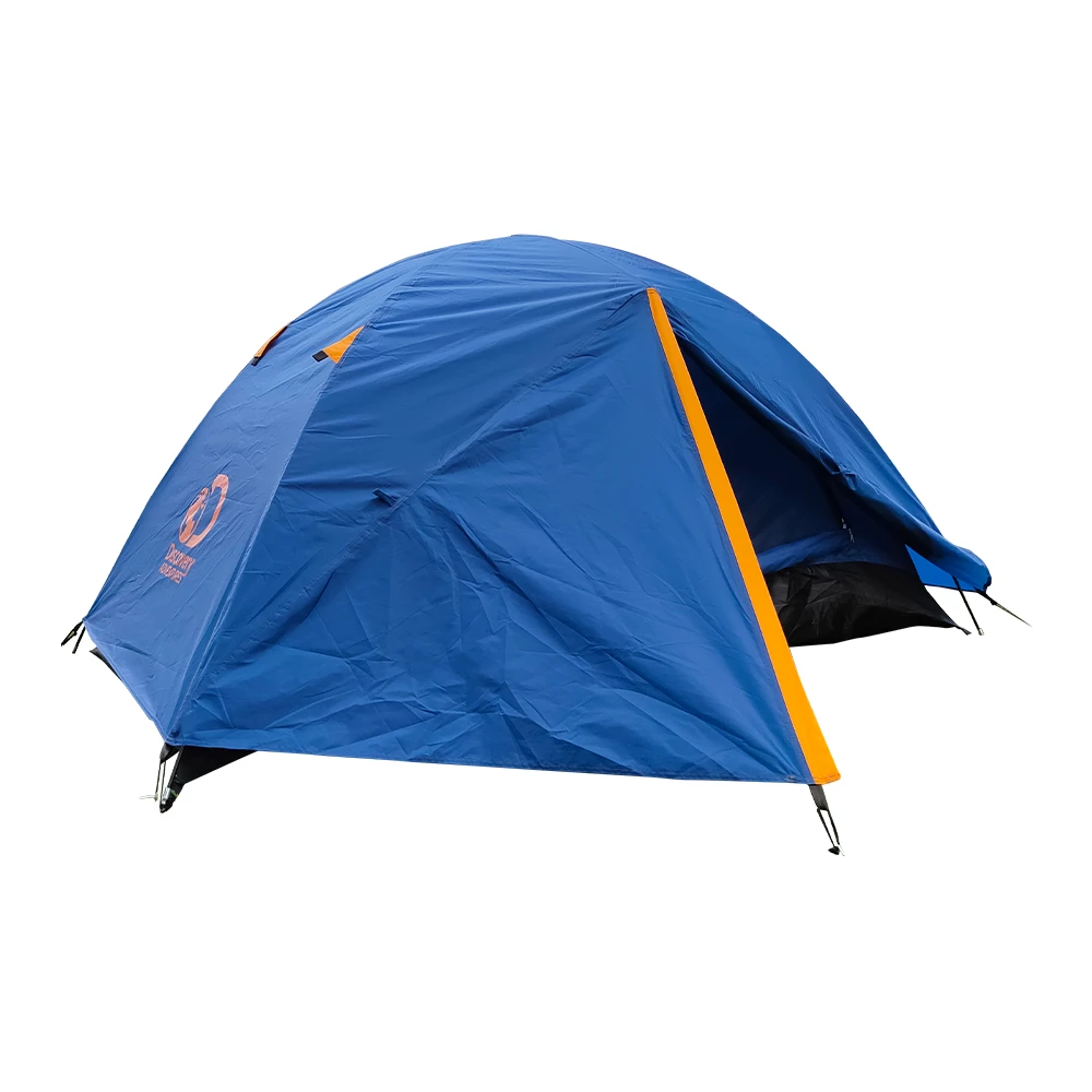 Discovery Adventures 2 Person Camping Tent Navy Orange 6 Discovery Adventures 2 Person Camping Tent Navy Orange - Image 4