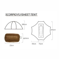 Thous Winds Scorpio Flysheet Tent -Camping And Hiking Dimension b95a127c de5f 4560 a89b f6d0601dcdb2