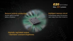 Fenix E20 XP-E2 LED Flashlight (2015 EDITION) -Camping And Hiking E202015 11 E 76913 48957.1443050098