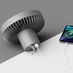 Tripod Fan With White Ring Light USB Rechargeable 19 Tripod Fan With White Ring Light USB Rechargeable -Camping And Hiking Edited 4