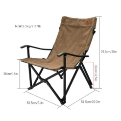 Campingmoon Foldable Camping Chair -Camping And Hiking F 1003C CF 3