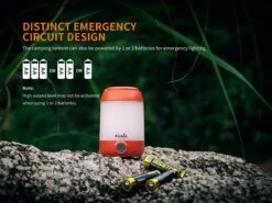 Fenix CL23 Camping Lantern Fresh Green -Camping And Hiking Fenix CL23 Lantern Emergency Batteries
