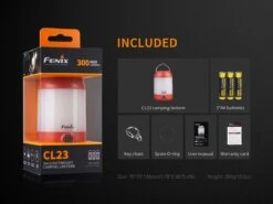 Fenix CL23 Camping Lantern Fresh Green -Camping And Hiking Fenix CL23 Lantern Included