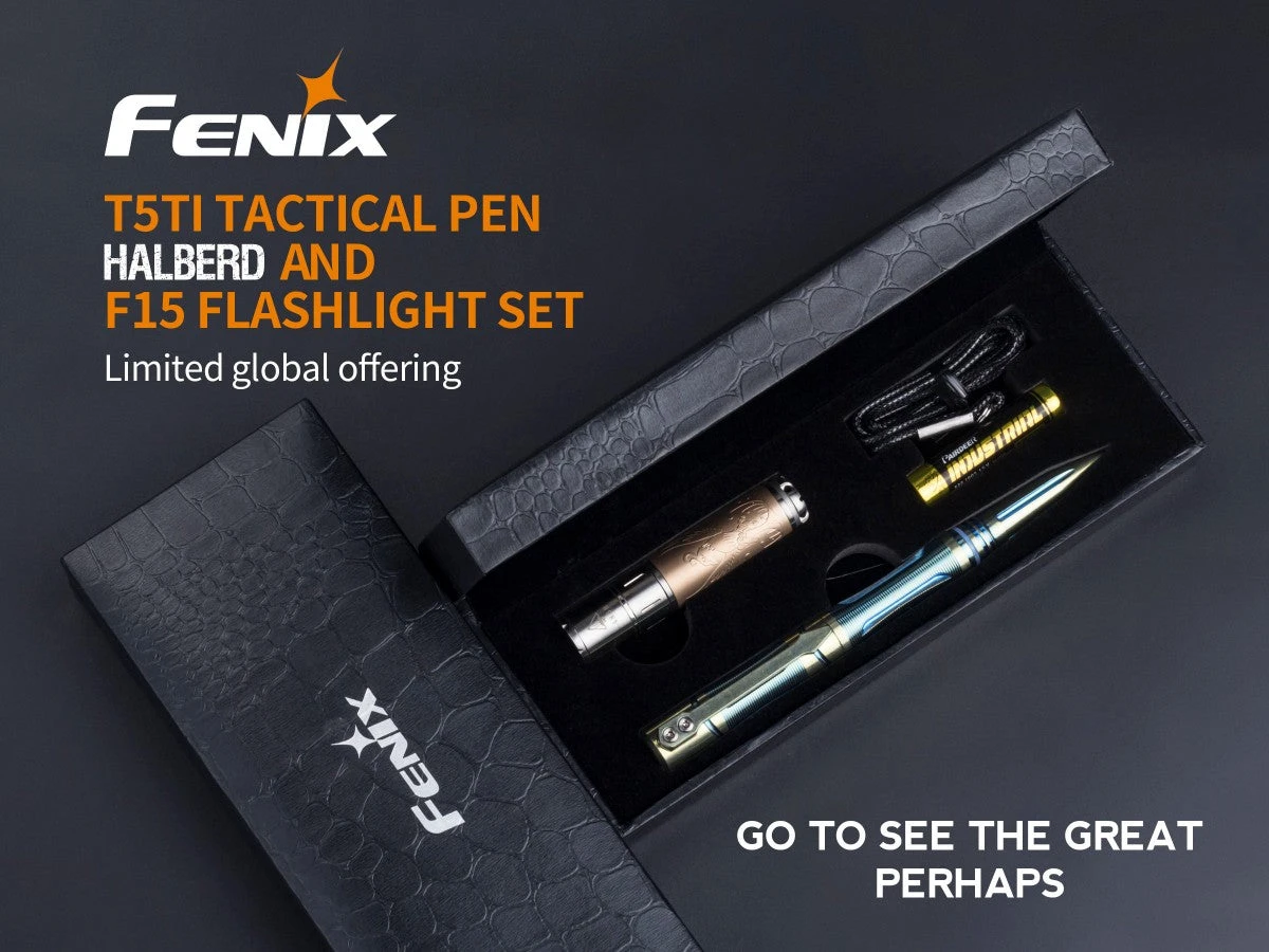 Fenix T5TI Tactical Pen & 15TH F/Light Set Grey 4 Fenix T5TI Tactical Pen & 15TH F/Light Set Grey - Image 2
