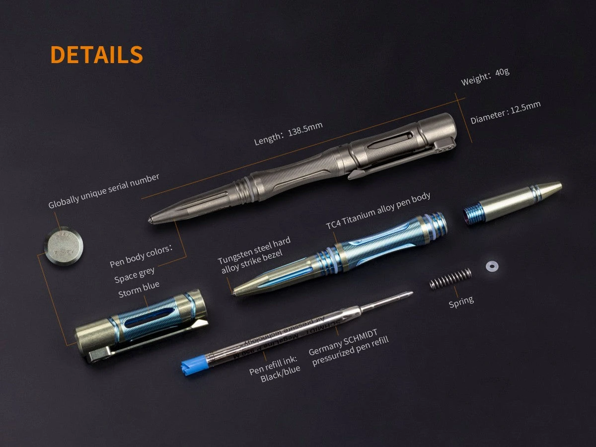Fenix T5TI Tactical Pen & 15TH F/Light Set Grey 7 Fenix T5TI Tactical Pen & 15TH F/Light Set Grey - Image 5