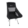 Hewolf Space Medium Aluminum Alloy Foldable Chair 2 Hewolf Space Medium Aluminum Alloy Foldable Chair -Camping And Hiking HW J2049 BLK 2
