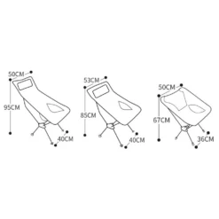 Hewolf Space Large Aluminum Alloy Foldable Chair -Camping And Hiking HW J2049 BLK 9 87f8eb6f 9819 4036 a907 575277d356db