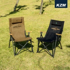 KZM Downhill Chair -Camping And Hiking K20T1C32BK 2