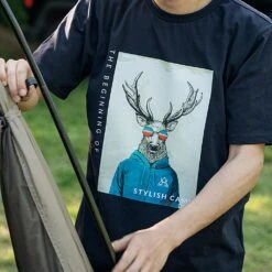 KZM Art Painting T-shirt - XL -Camping And Hiking K21T3Z08L 9 1a0c1036 a46f 4d0d 95ed 7aa9e60c277b